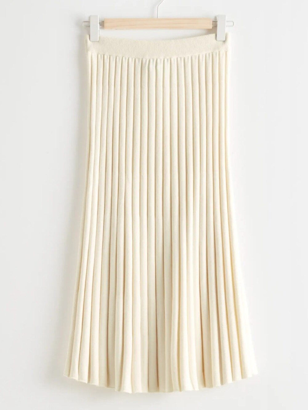 & Other Stories Rib Knit Midi Skirt - Picture 3 of 10